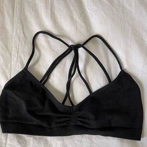 Free People Intimately Black Strappy Bralette XS/S